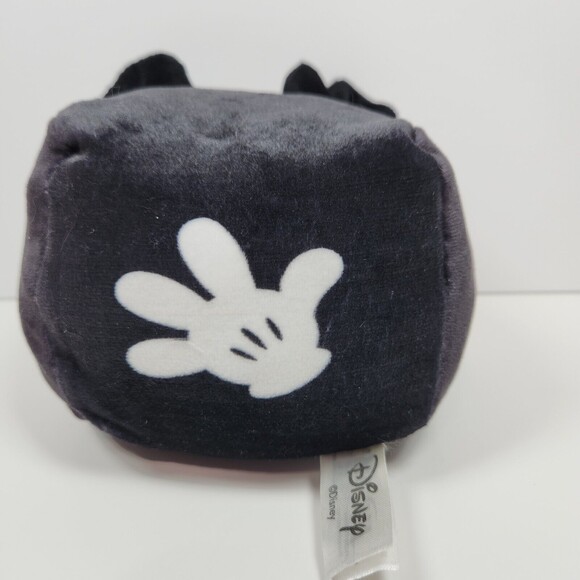 Disney Mickey Mouse Plush Toy Head Pillow  5 inch Soft Cube Stuffed - Picture 5 of 7